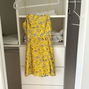 Alice and Olivia yellow dress